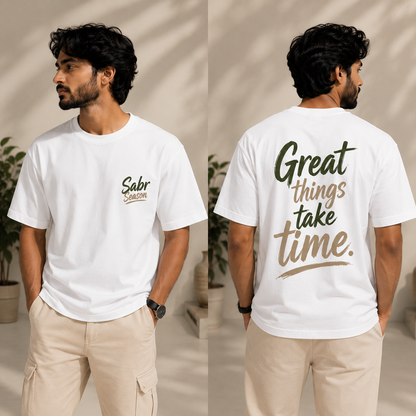 Sabr Season™ | Oversized Premium Streetwear T-Shirt
