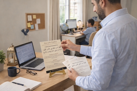 Islamic Dua Desk Cards – 15 Prophetic Duas with Meaning & Transliteration | Perfect Ramadan Gift