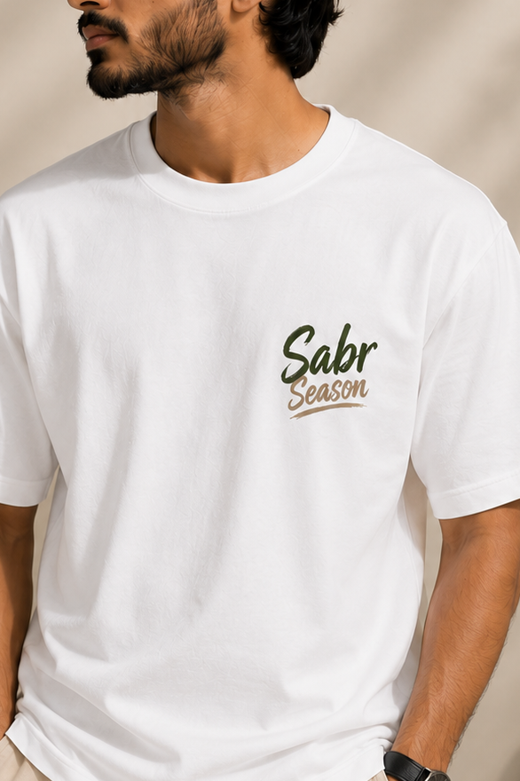 Sabr Season™ | Oversized Premium Streetwear T-Shirt