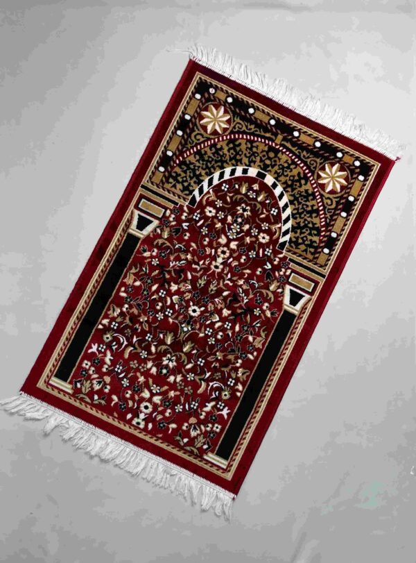 Ruby Red Floral Mat
